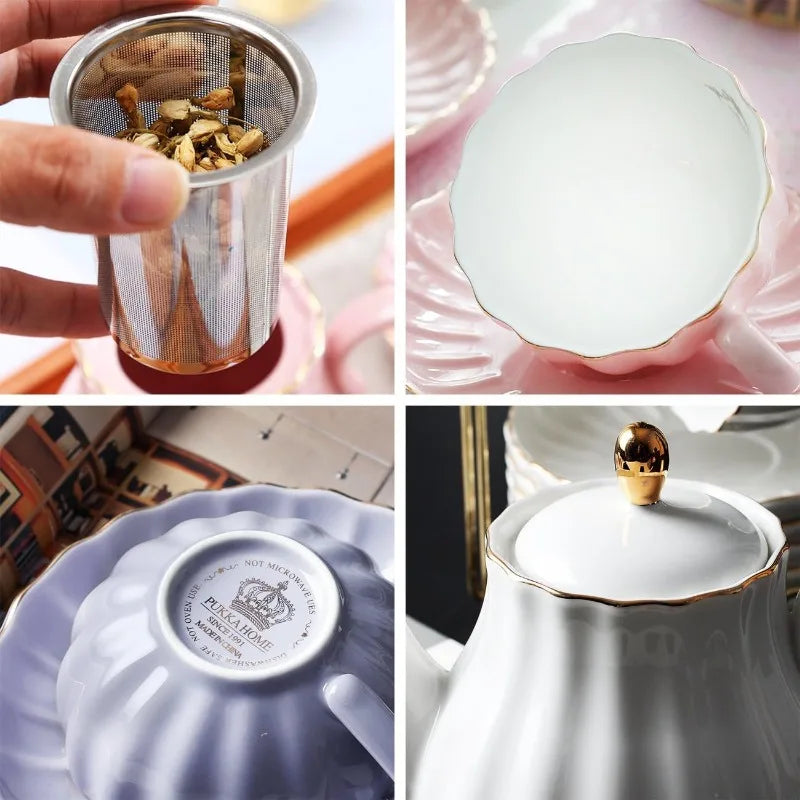 Porcelain Tea Sets British Royal Series