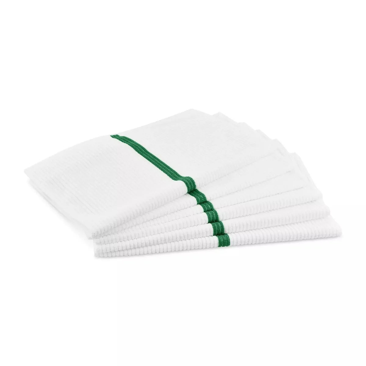 Bar/kitchen towels with super-fiber stripes