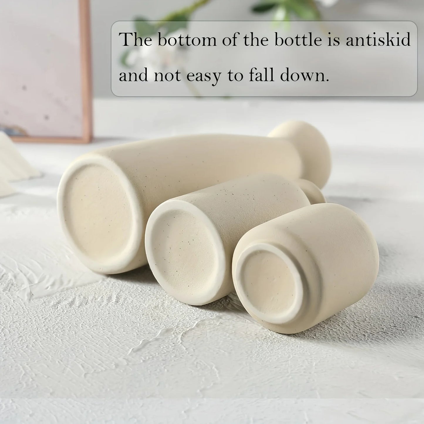 Distressed Ceramic Vases , Modern Bohemian Farmhouse