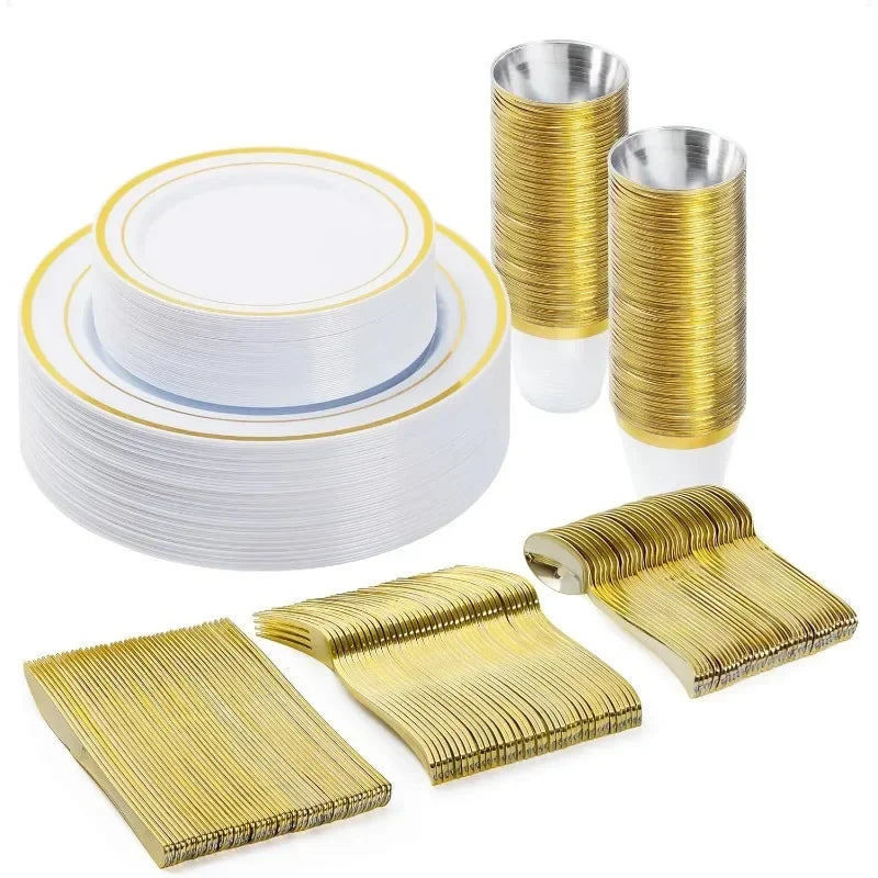 Plastic Dinnerware Set , for Party, Wedding, Anniversary