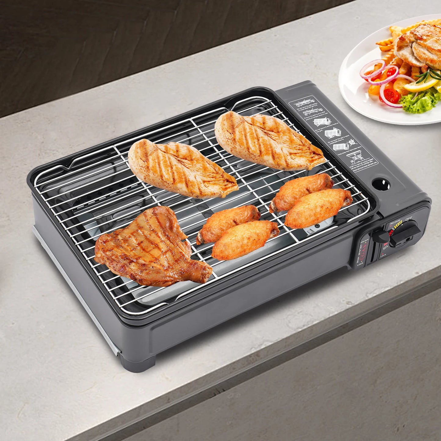 Portable Butane Gas Grill Stove