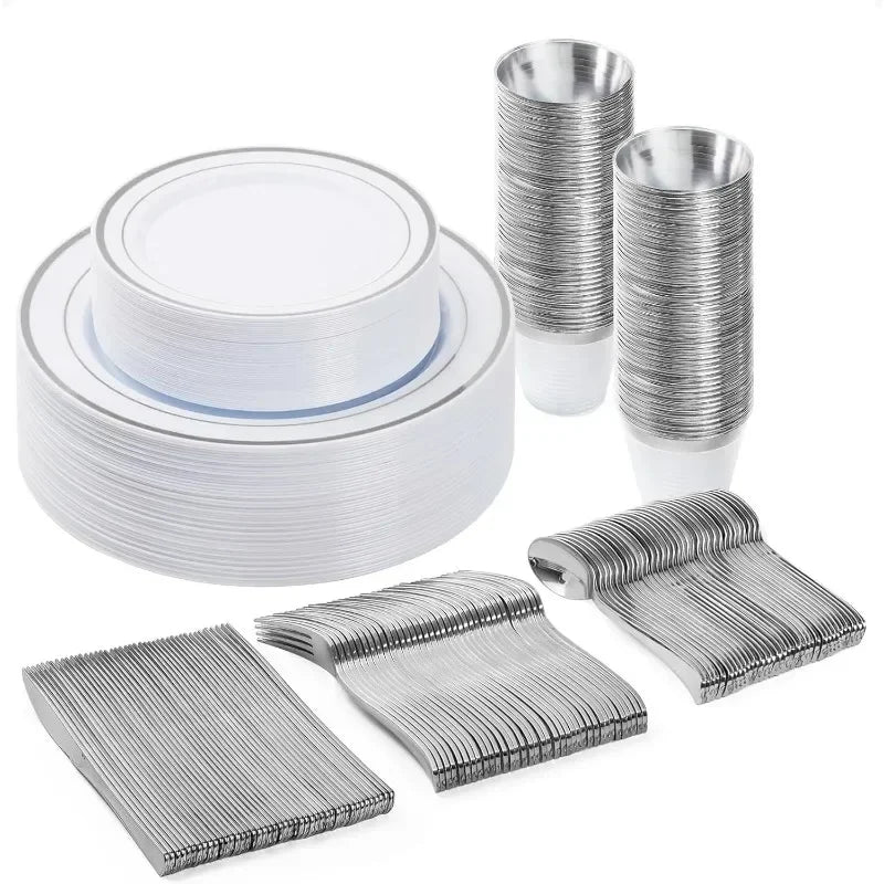 Plastic Dinnerware Set , for Party, Wedding, Anniversary
