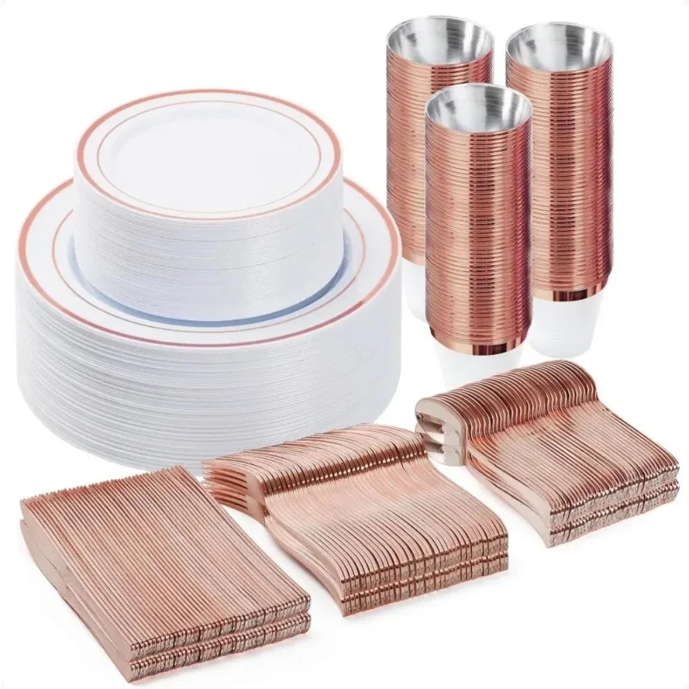 Plastic Dinnerware Set , for Party, Wedding, Anniversary