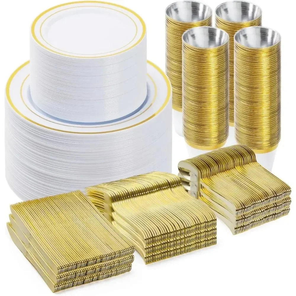 Plastic Dinnerware Set , for Party, Wedding, Anniversary
