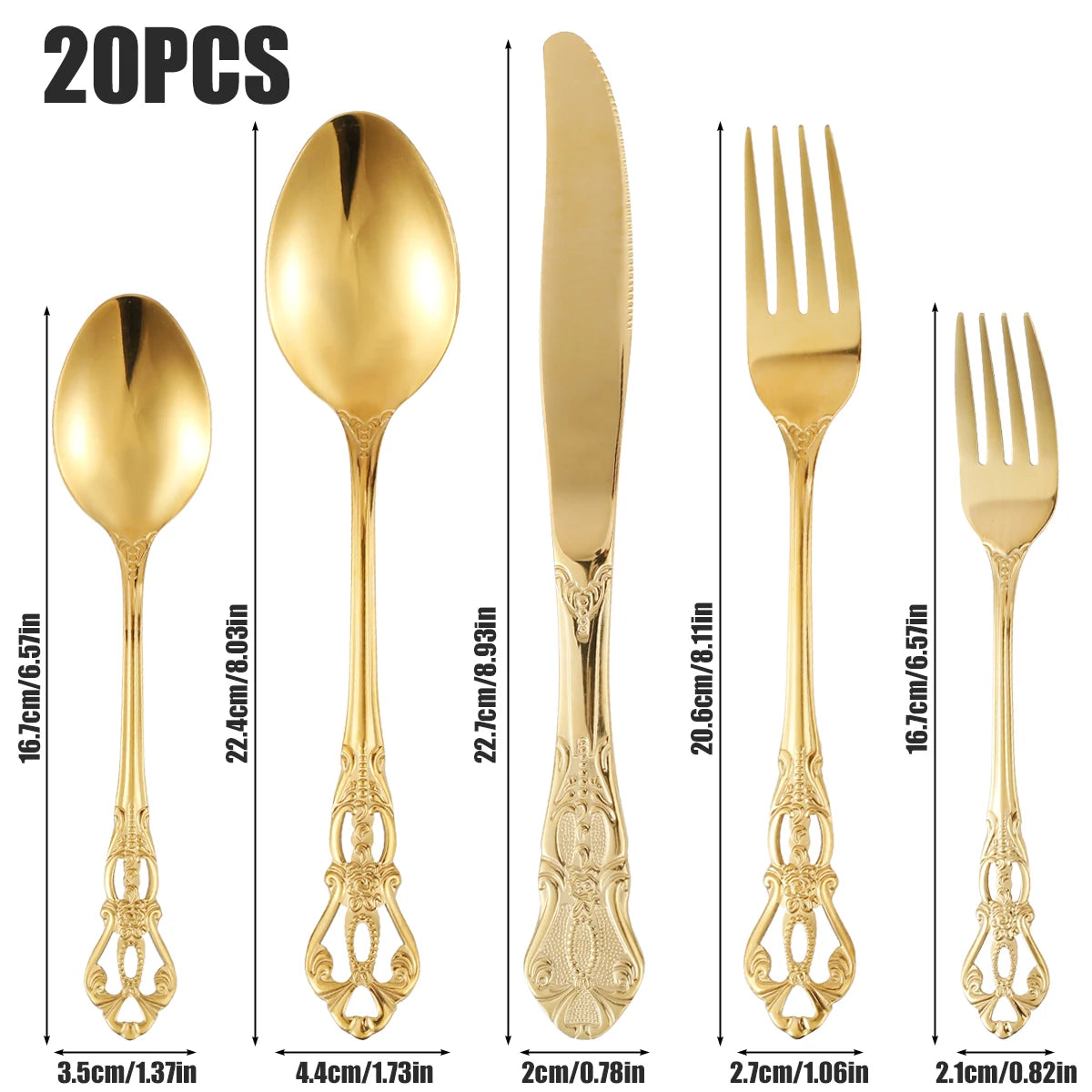 Stainless Steel Silverware Set