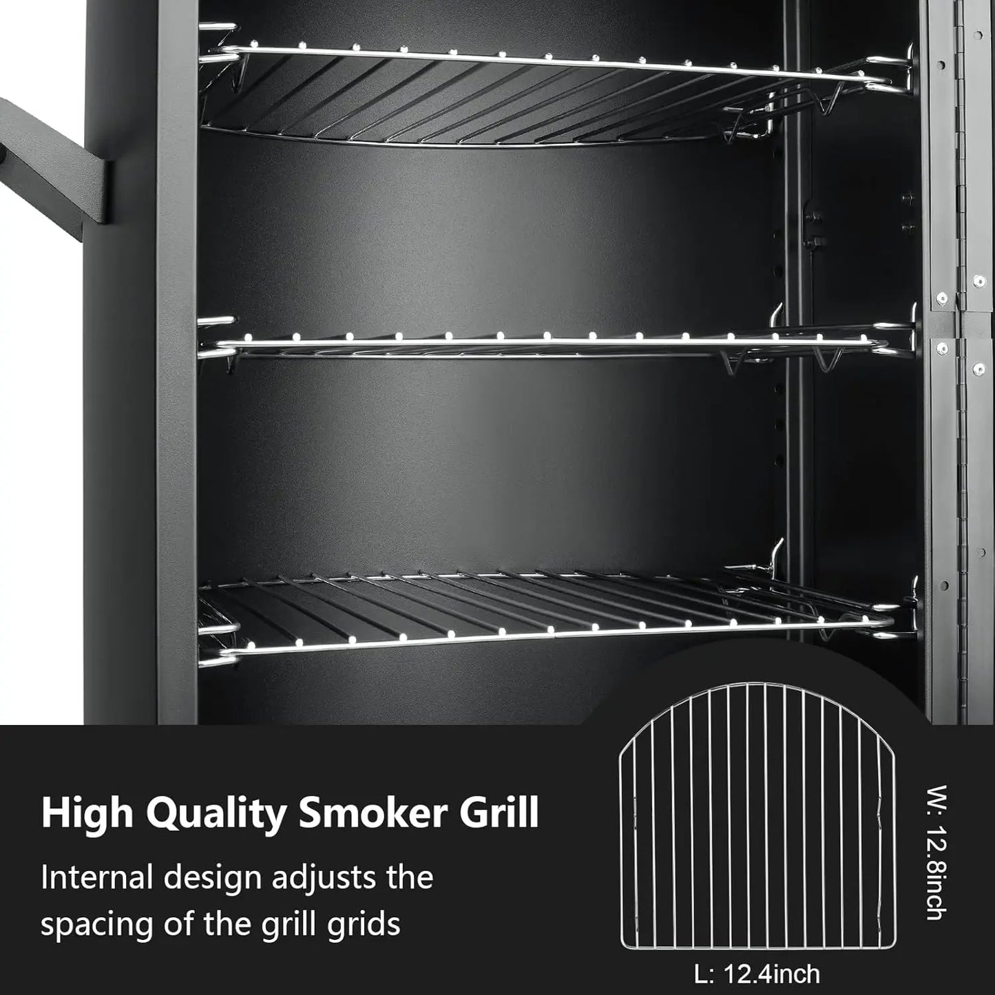 Vertical Propane Smoker with Temperature Control