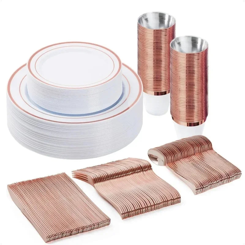 Plastic Dinnerware Set , for Party, Wedding, Anniversary