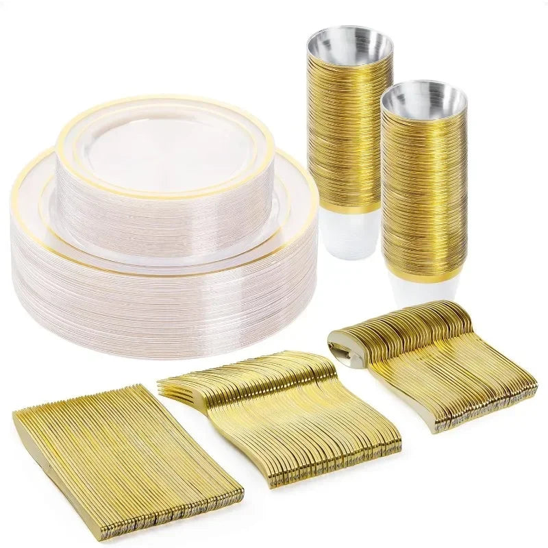 Plastic Dinnerware Set , for Party, Wedding, Anniversary