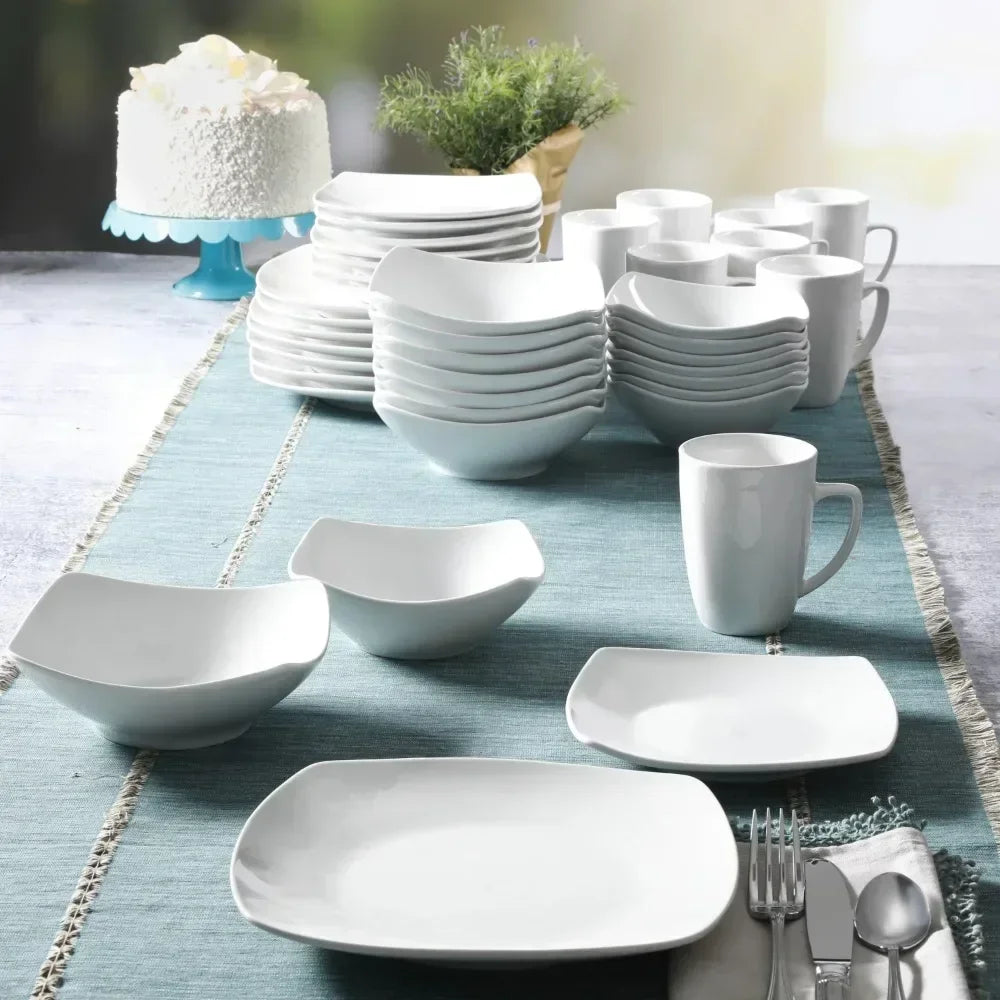 Square Expanded Dinnerware Set