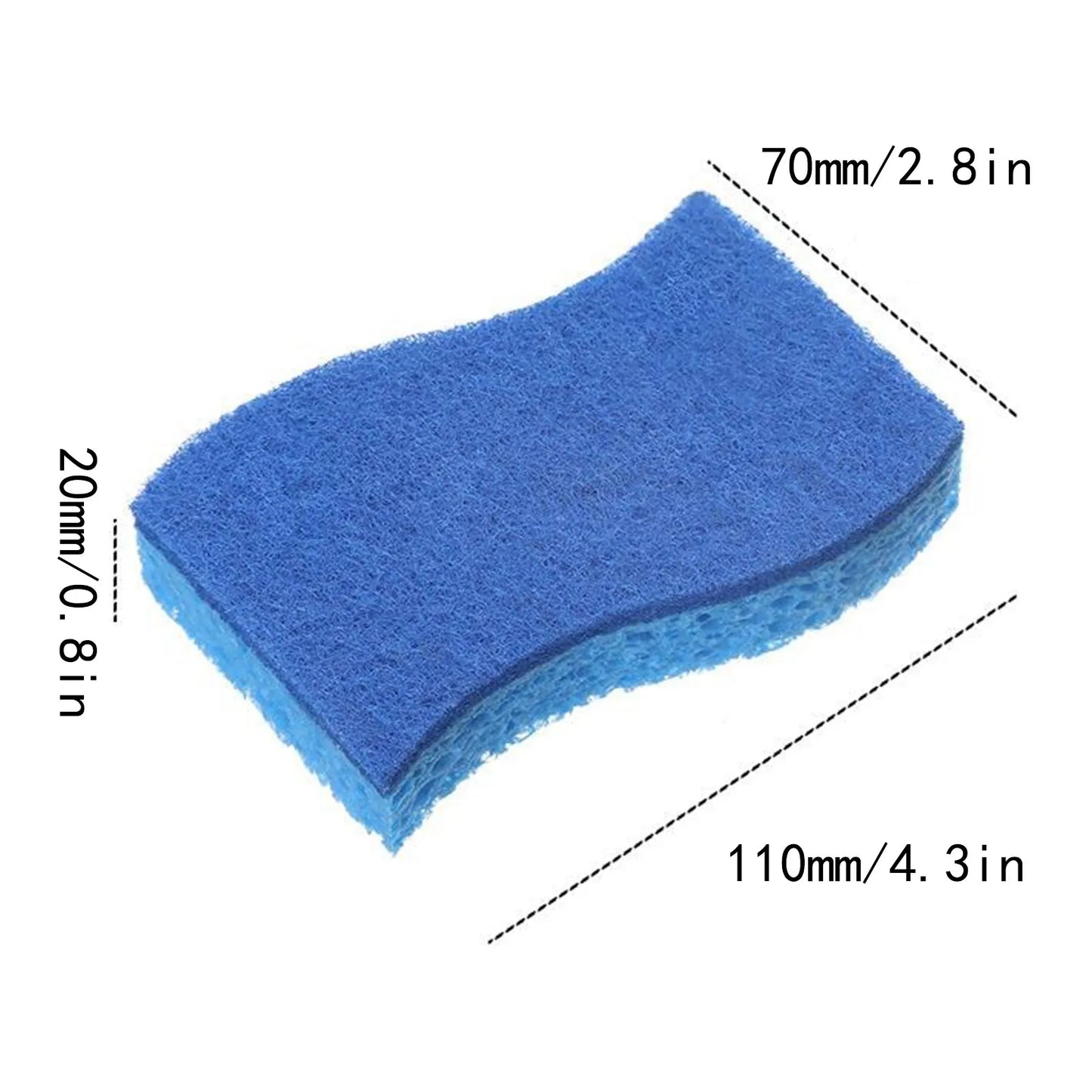 Compressed Wood Pulp Dishwashing Sponges