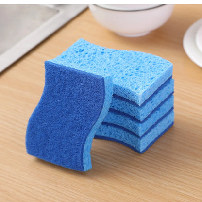 Compressed Wood Pulp Dishwashing Sponges