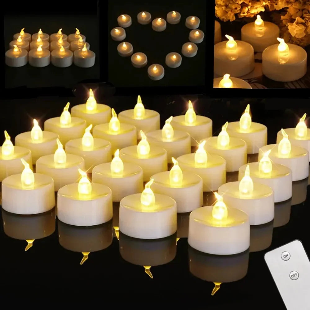 LED Candles with/without Remote For Table Centerpieces