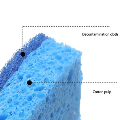 Compressed Wood Pulp Dishwashing Sponges