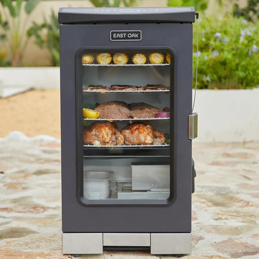 Electric Outdoor Smoker with Meat Thermometer, with Remote