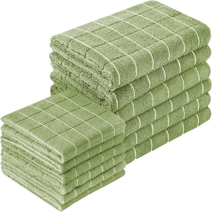 Microfiber Kitchen Towels and Dishcloths Set