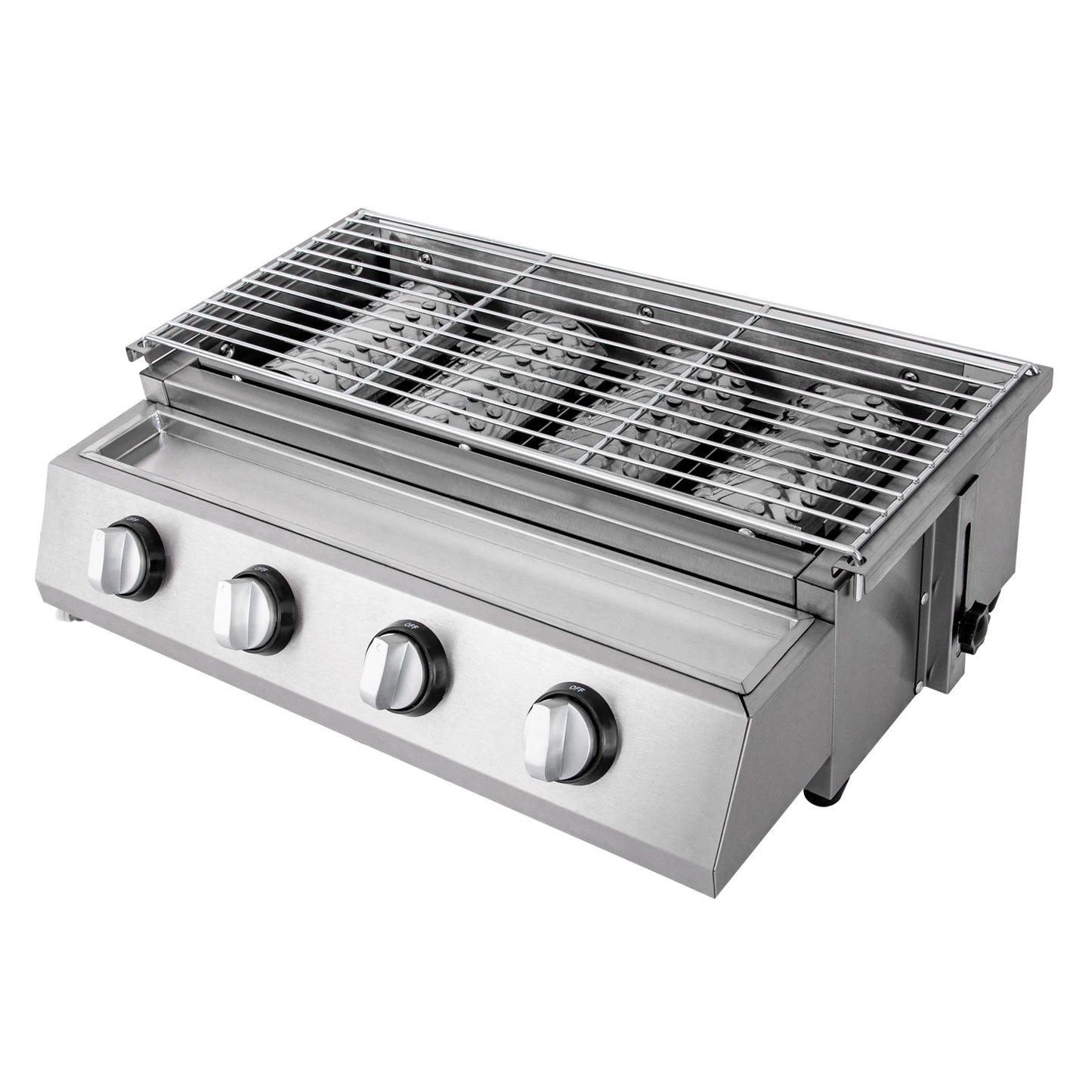 Stainless Steel Gas BBQ Grill with 4 Burner
