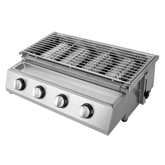 Stainless Steel Gas BBQ Grill with 4 Burner