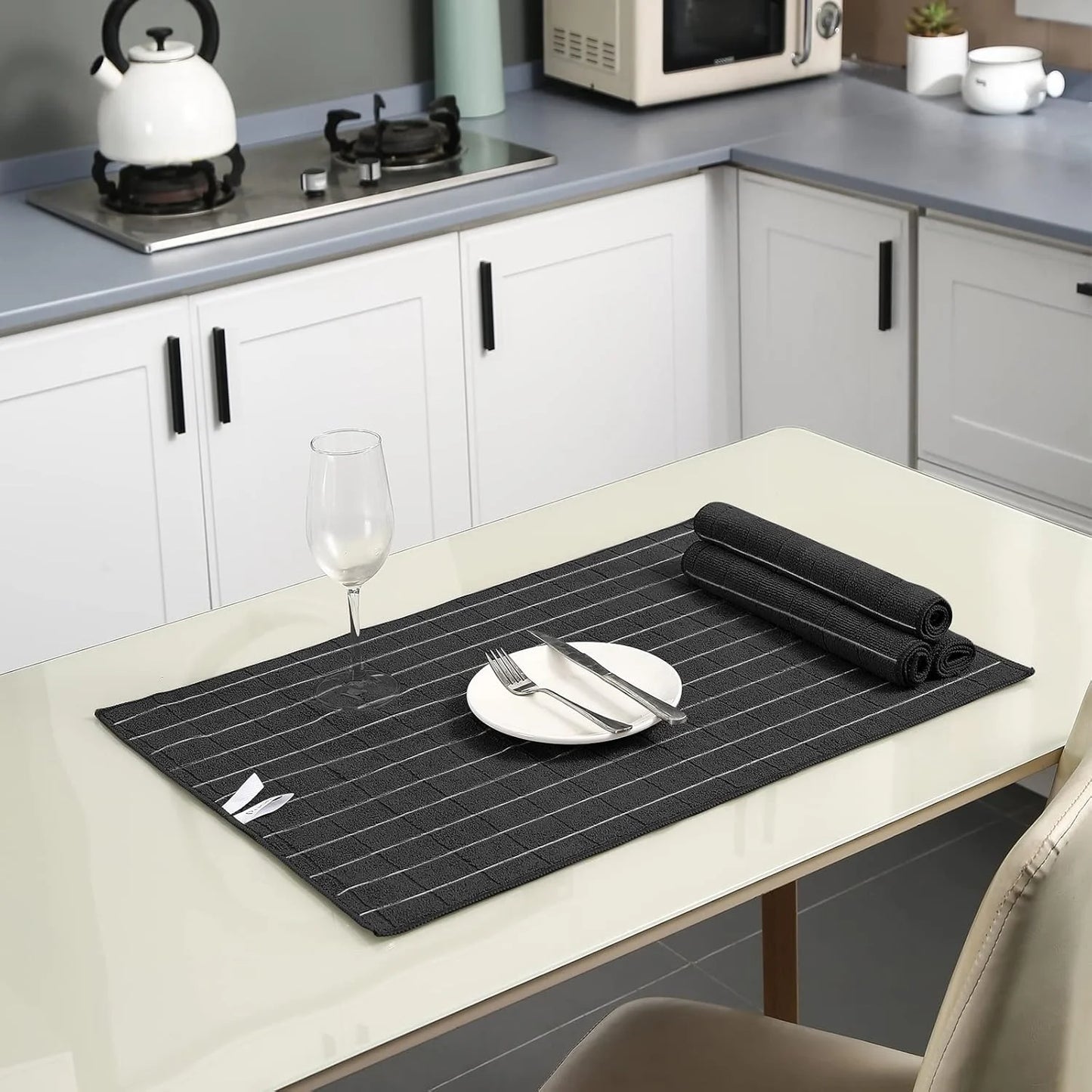 Microfiber Kitchen Towels and Dishcloths Set