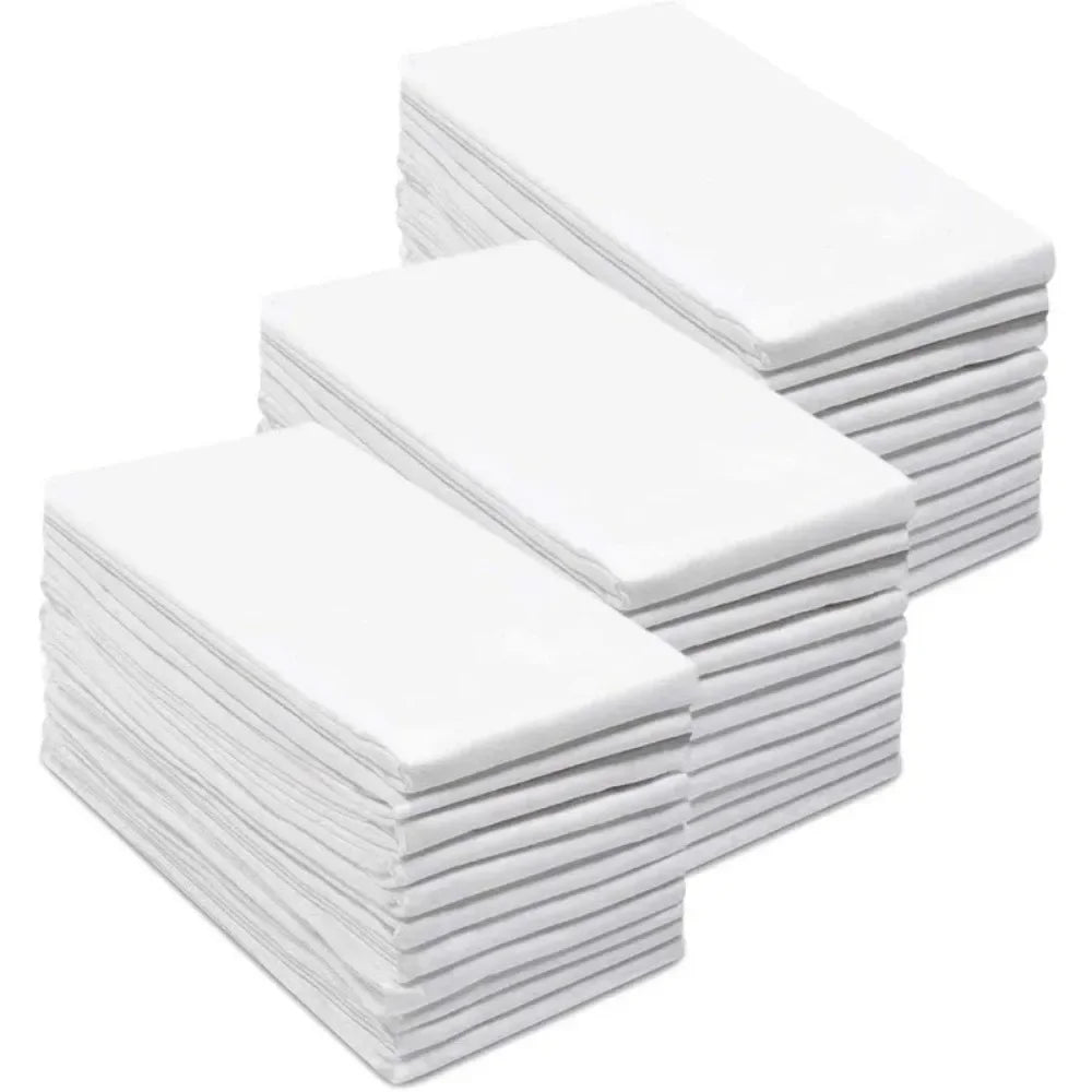 Flour Sack Kitchen Towels, White