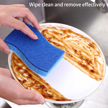 Compressed Wood Pulp Dishwashing Sponges