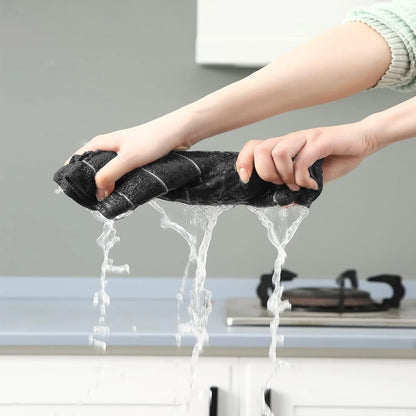 Microfiber Kitchen Towels and Dishcloths Set