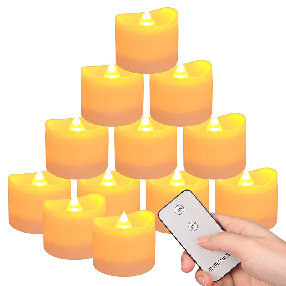 Flameless LED Flickering Candle Battery Operated