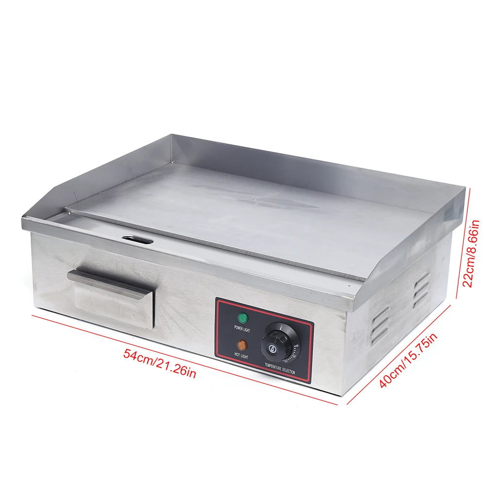 22'' Commercial Electric Countertop Griddle