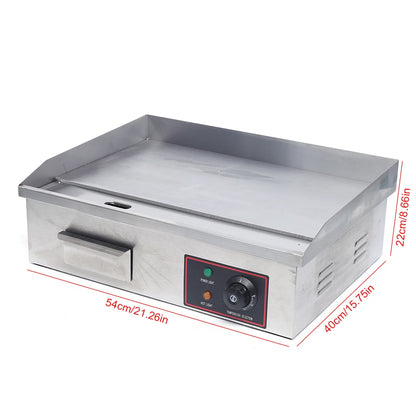 22'' Commercial Electric Countertop Griddle