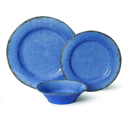 Vintage White Melamine Dinnerware, Outdoor / Indoor