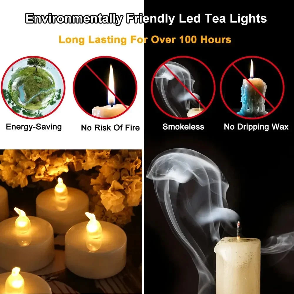 LED Candles with/without Remote For Table Centerpieces