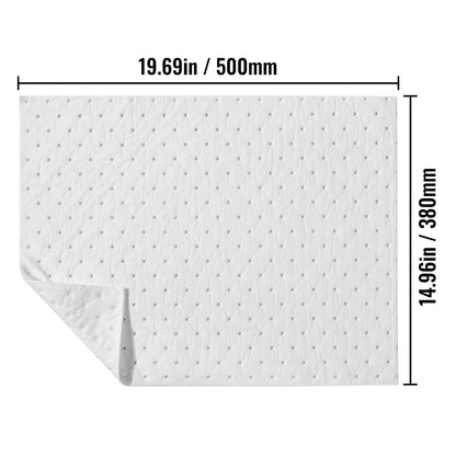Absorbent Pad for Oil, Water and Other Liquids