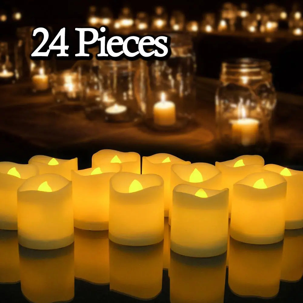 Flameless LED Flickering Candle Battery Operated