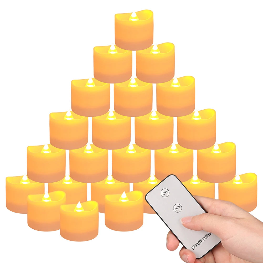 Flameless LED Flickering Candle Battery Operated