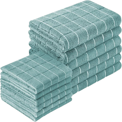 Microfiber Kitchen Towels and Dishcloths Set