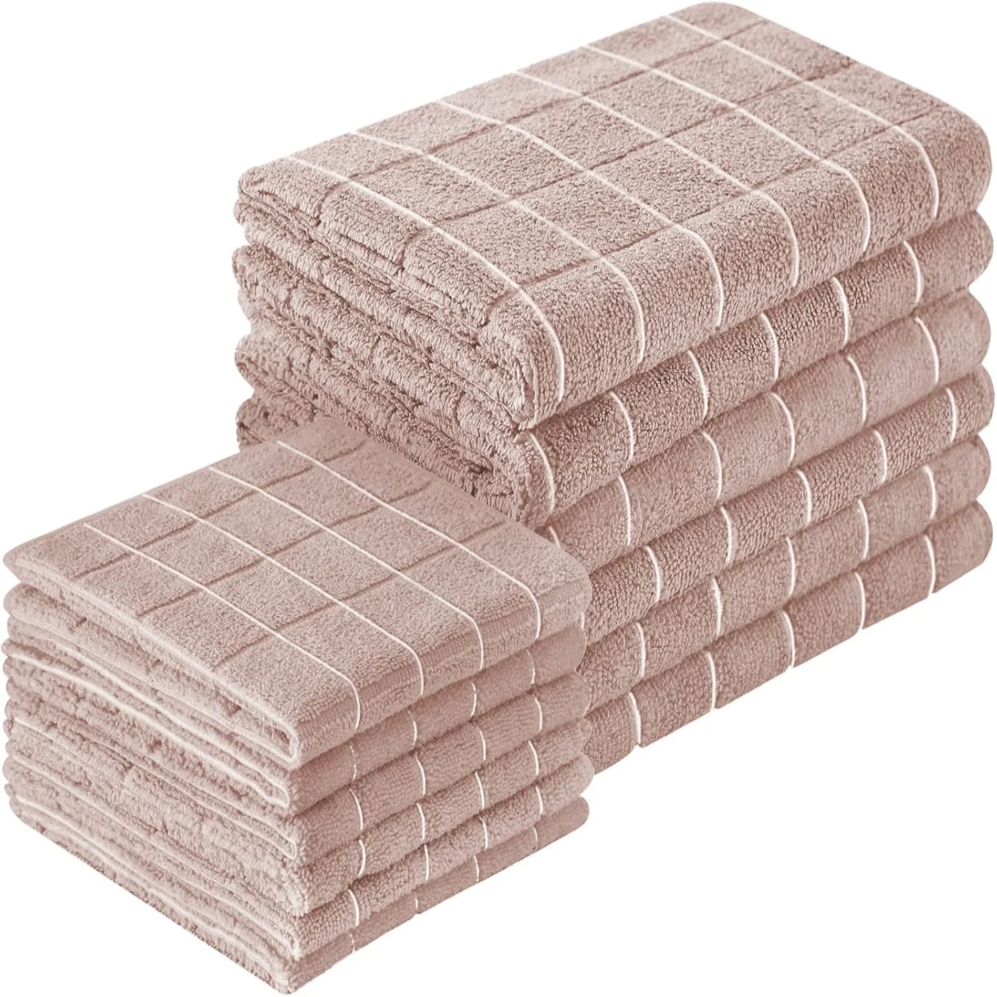 Microfiber Kitchen Towels and Dishcloths Set