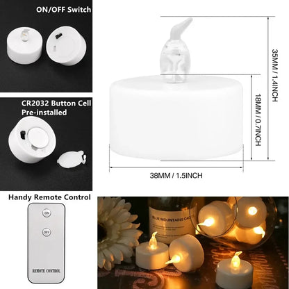 LED Candles with/without Remote For Table Centerpieces