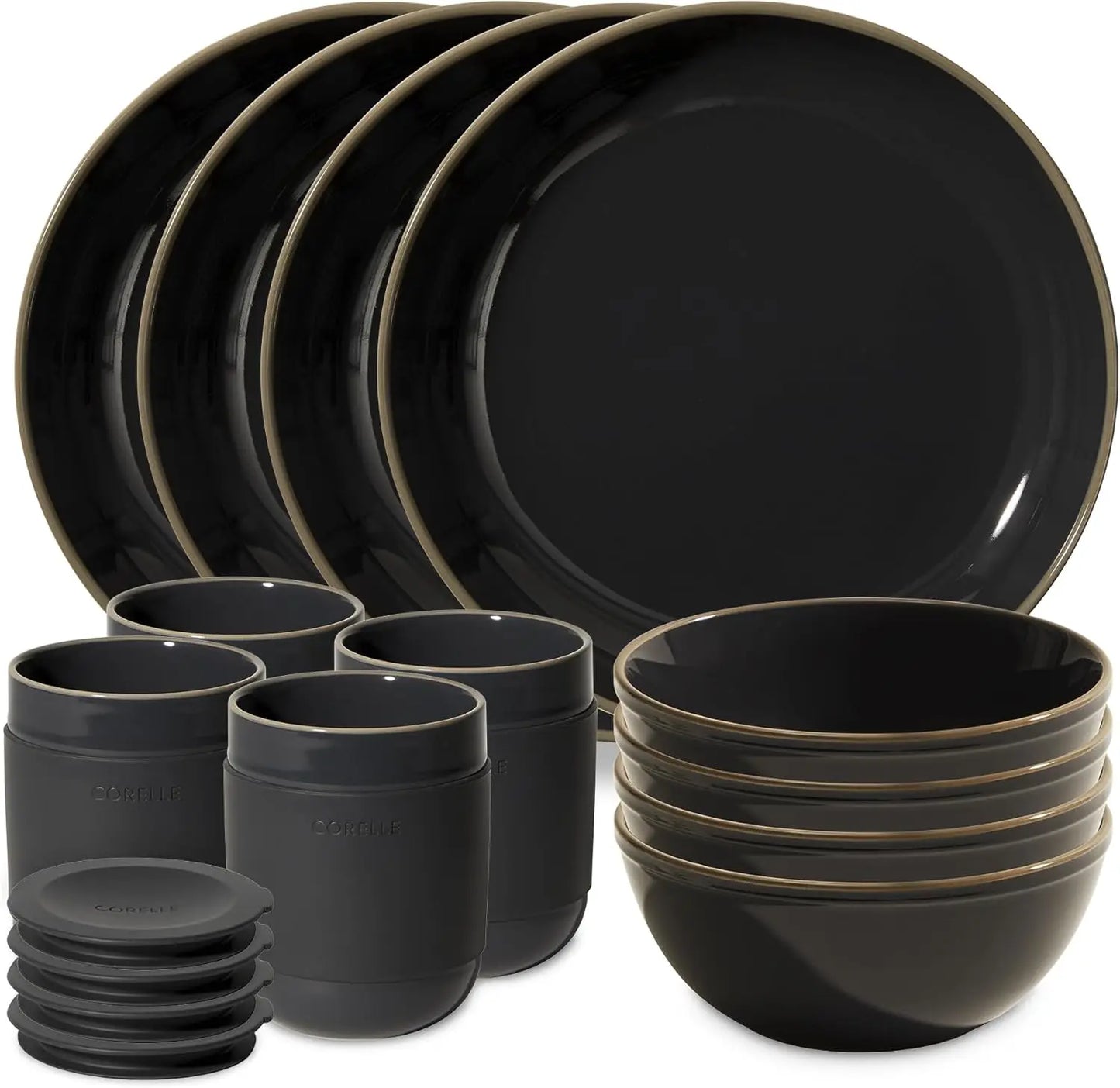 Handcrafted Stoneware Dinnerware Set